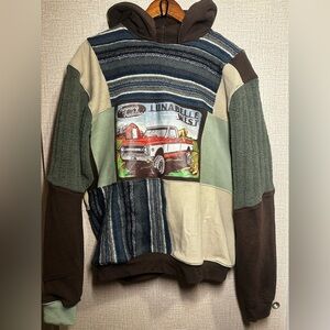 Handmade Patchwork hoodie